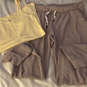 Z Supply taupe joggers sweatpants S